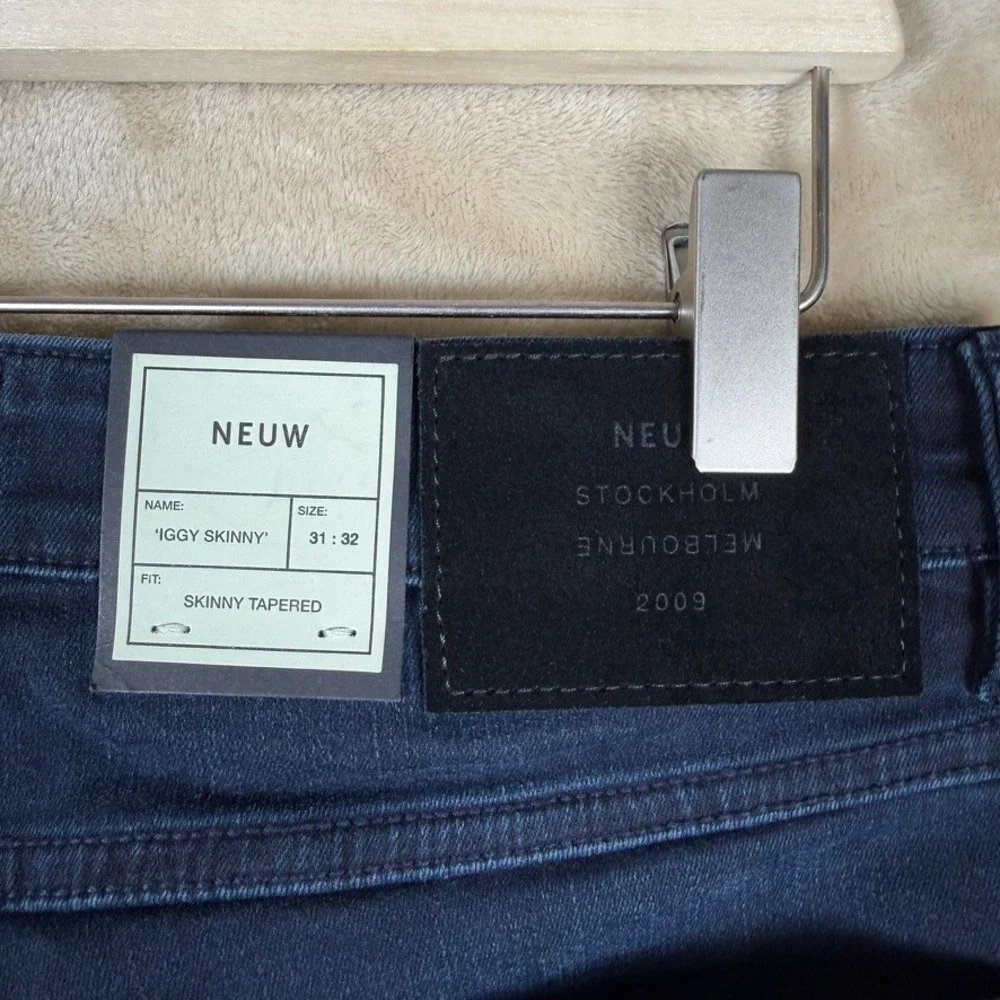 Neuw Iggy Skinny Polar Mens Jeans NWT 31x32 Dark Indigo Stretch Denim Rocker